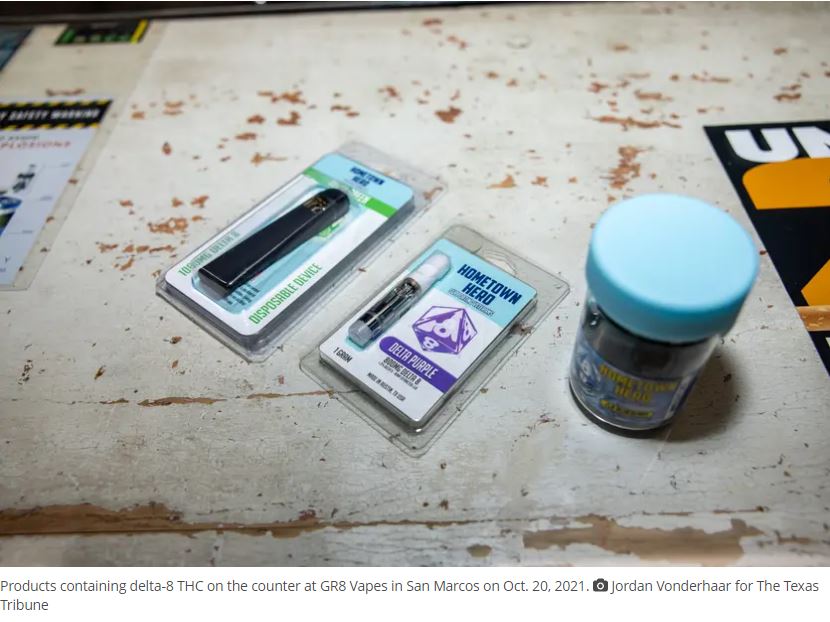 Delta8 in Texas remains classified as "illegal" after judge denies